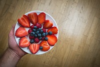 Healthy berries for snack