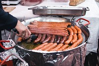 Sausage at the market