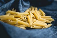 Penne pasta food photography