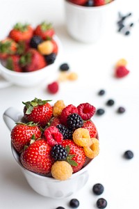 Fresh fruits for dessert
