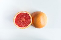 Grapefruit cut in halves
