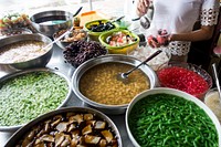 Vietnamese Che dessert stall