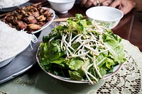 Eating Vietnamese Bun Cha