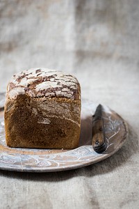 Homemade loaf of healthy bread. Visit <a href="https://monikagrabkowska.com/" target="_blank">Monika Grabkowska</a> to see more of her food photography.