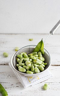 Freshly peeled green lima beans. Visit <a href="https://monikagrabkowska.com/" target="_blank">Monika Grabkowska</a> to see more of her food photography.