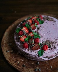 Valentine&#39;s Chocolate Teff Cake