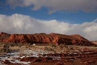 Scene on the remote Navajo Nation&rsquo;s lands in far-northeastern Arizona.