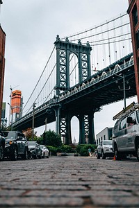 Free Manhattan bridge image, public domain CC0 photo.