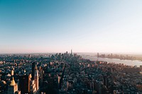 Free New York City skyline image, public domain urban CC0 photo.