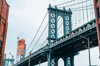 Free Manhattan bridge image, public domain CC0 photo.