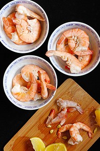 Free cooking with shrimps image, public domain food CC0 photo. 