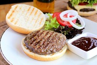 Free burger image, public domain food CC0 photo.