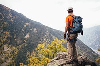 Free rock climbing adventure image, public domain nature CC0 photo.