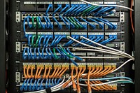 Free networking cables image, public domain CC0 photo.