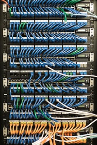 Free networking cables image, public domain CC0 photo.