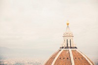Tourists enjoying one of many rooftops in Florence, free public domain CC0 photo.