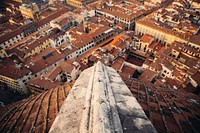 Free clay rooftops of Florence, Italy image, public domain city CC0 photo.