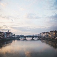 Florence, Italy bridge, free public domain CC0 photo.
