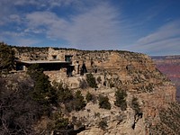 Lookout Studio at Grand Canyon National Park, is a steep-sided and winding gorge carved by the Colorado River across northern in Arizona.