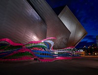 The Frederic C. Hamilton Building in Denver, Colorado, holds the modern and contemporary art, African art and Oceanic art collections at the Denver Art Museum.