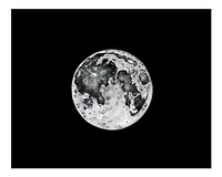 Lunar phase wall art print and poster.