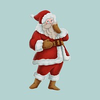Santa Claus Christmas psd illustration