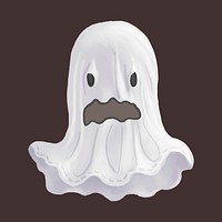 Illustration of a ghost icon vector for Halloween