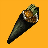 Illustration of Japanese Food