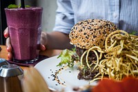 Free burger image, public domain food CC0 photo.