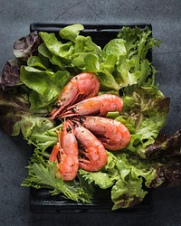 Free grilled prawn image, public domain food CC0 photo.