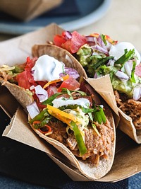 Free tacos image, public domain food CC0 photo.