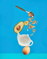 Free balanced breakfast image, public domain food CC0 photo.