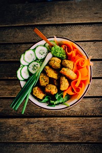 Free vegan falafel image, public domain vegetable CC0 photo.