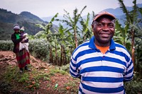 African man, Simeo Ntawuruhunga, Nkuringo, Uganda, September 2017.