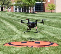 U.S. Department of Agriculture (USDA) Secretary Sonny Perdue visits the APHIS National Wildlife Research Center and observes a Drone/ Unmanned Aircraft Systems, in Fort Collins, Colorado, on May 16, 2018. USDA Photo by Lance Cheung. Original public domain image from Flickr