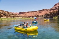 First day on the river, Grand Canyon National Park. Photo by Neal Herbert. Original public domain image from Flickr