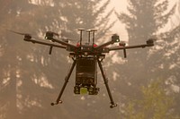 OAS Drone Team preparing for PSD burn, Taylor Creek and Klondike Fires, Rogue-Siskiyou NF, OR, 2018. Original public domain image from Flickr