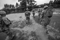 U.S. Army Sgt. 1st Class Megan Brown, top, leads combat medics from the New Jersey Army National Guard through a tactical trauma care course on Joint Base McGuire-Dix-Lakehurst, N.J., Sept. 28, 2018.