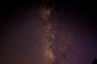Beautiful milky way, starry sky background. Original public domain image from Flickr