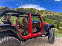 off-roader on the Uinta-Wasatch-Cache National Forest. Forest Service photo by Michael Richardson. Original public domain image from Flickr