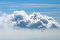 Azure sky, aesthetic background. Free public domain CC0 photo.