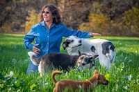 Tammy Higgins is a multi-generational Native American rancher who raises 80 head of cattle on here farm in of Okfuskee County, Oklahoma.USDA photo by Preston Keres.Original public domain image from Flickr