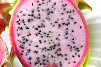 New farmer Leonardo Aguila harvested this Delight (white flesh) Dragon Fruit from his 6.3-acre farm in Fallbrook, CA, on Nov. 11, 2018.