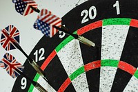 Dart game, recreational activity. Free public domain CC0 image