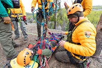 High-angle search & rescue training - May 2019 by Jacob W. Frank. Original public domain image from Flickr