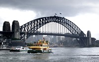 On Sydney harbour. Original public domain image from Flickr