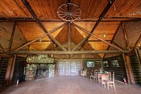 Grand room of the Historic OTO Ranch by Jacob W. Frank. Original public domain image from Flickr
