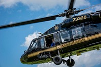 Make-a-Wish children were treated to a flight aboard a U.S. Customs and Border Protection, Air and Marine Operations (AMO) UH-60 Black Hawk during the 2019 EAA AirVenture Oshkosh July 27, 2019, in Oshkosh, Wisconsin.