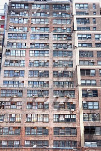 Apartment building, urban architecture. Free public domain CC0 image