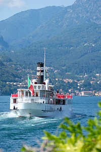 Boat in the sea. Free public domain CC0 photo.